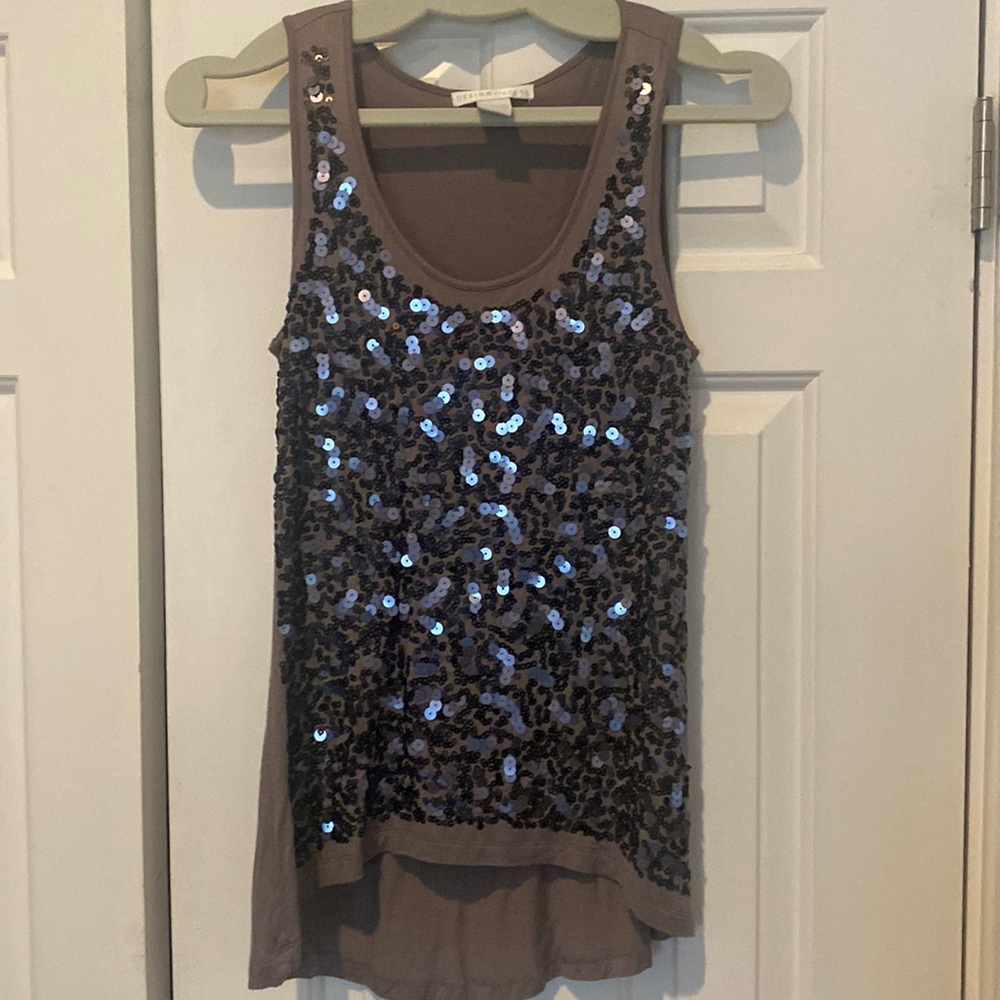 Design History Sequin Top